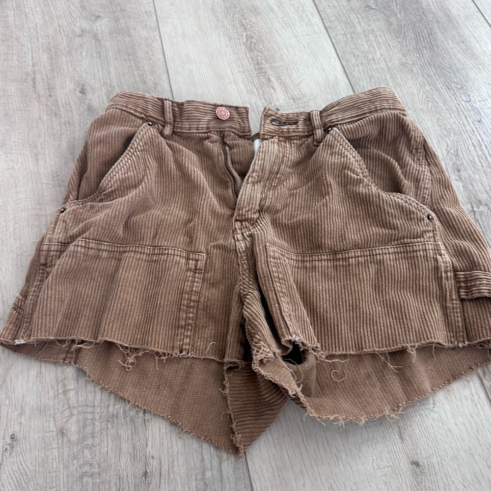Brown Corduroy BDG Shorts 25